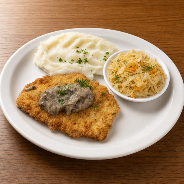 Jagerschnitzel.