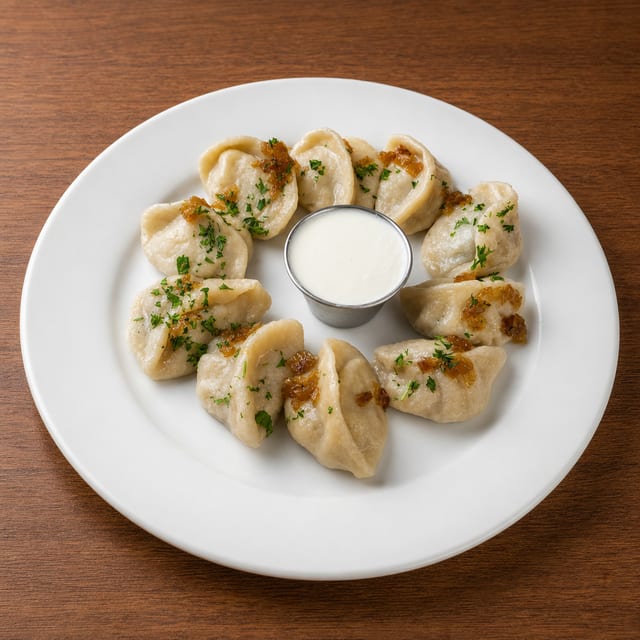 Bacon Pierogies.