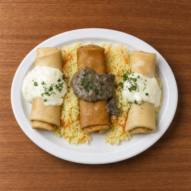 Blintz Trio.