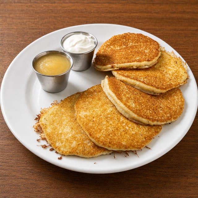 Potato Pancakes with Bacon.
