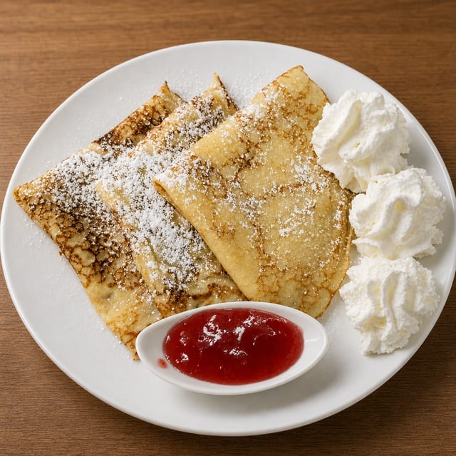 Three Crepes.