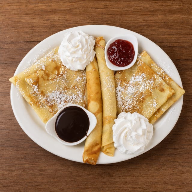 Sweet Crepe Sampler.